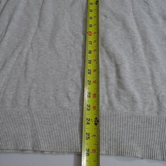 Goodfellow Mens Textured Knit Sweater Size L Heather Gray Long Sleeve Cotton - Picture 8 of 9